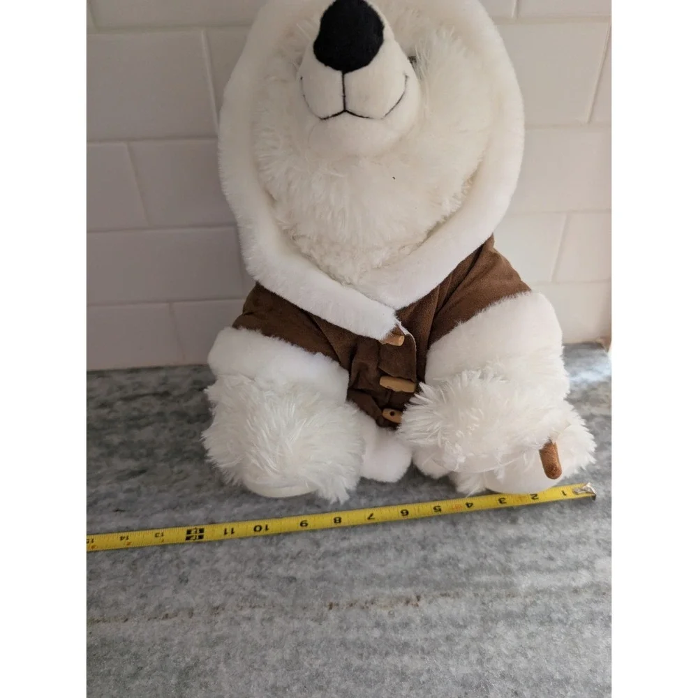 Build‎ a Bear Mama Eskimo Polar Bear w/Ice Fishing Pole